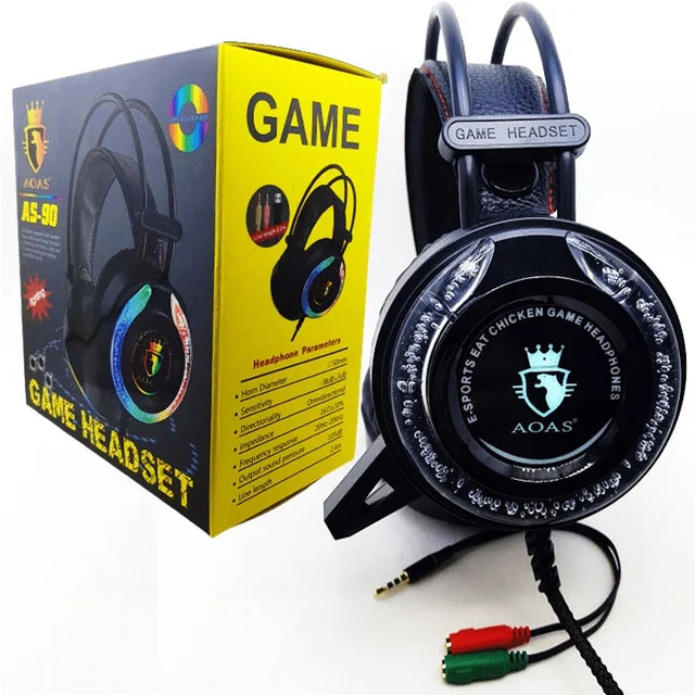 AOAS AS-90 E-Sports Gaming Headphones. - Mr.Smart SA's Best Online Shopping Store.