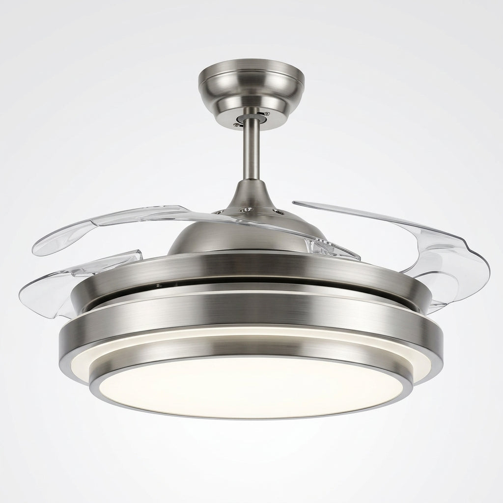 Smart LED ceiling fan with Foldable Blades.