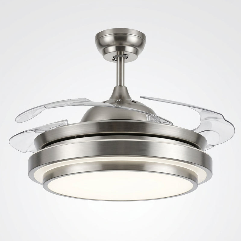 Smart LED ceiling fan with Foldable Blades-Mr Smart Lighting Company
