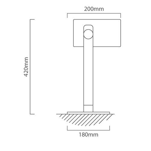 Hornwood Table Lamp Black/Brown-T601