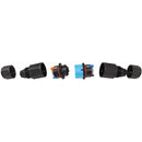 T85 Cable Connector Waterproof 2-Way Black-IP68-Different Pieces-Mr Smart Lighting Company.