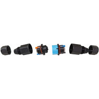 T85 Cable Connector Waterproof 2-Way Black-IP68-Different Pieces-Mr Smart Lighting Company.