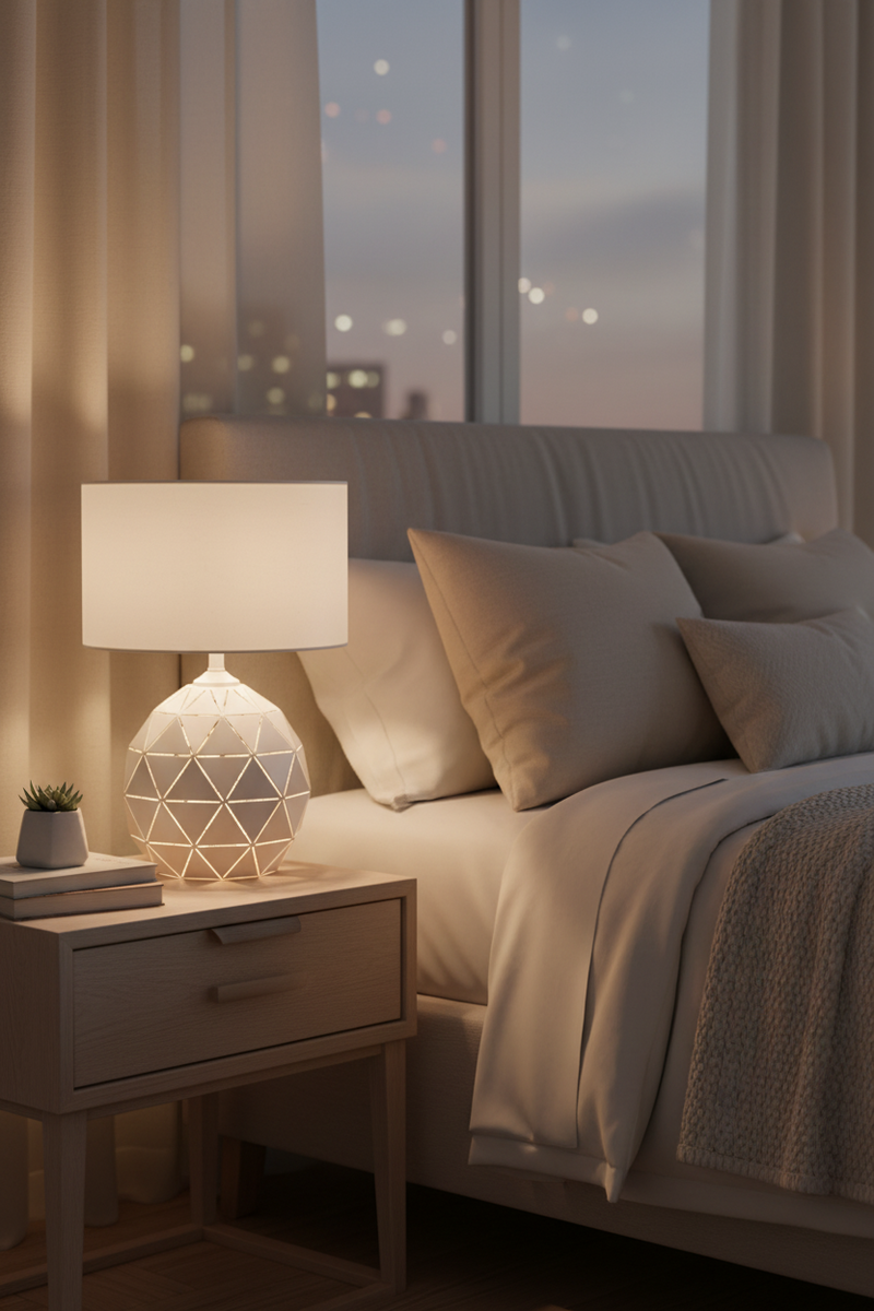TABLE LAMP-TL100 WHITE