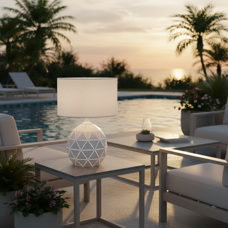 TABLE LAMP-TL100 WHITE