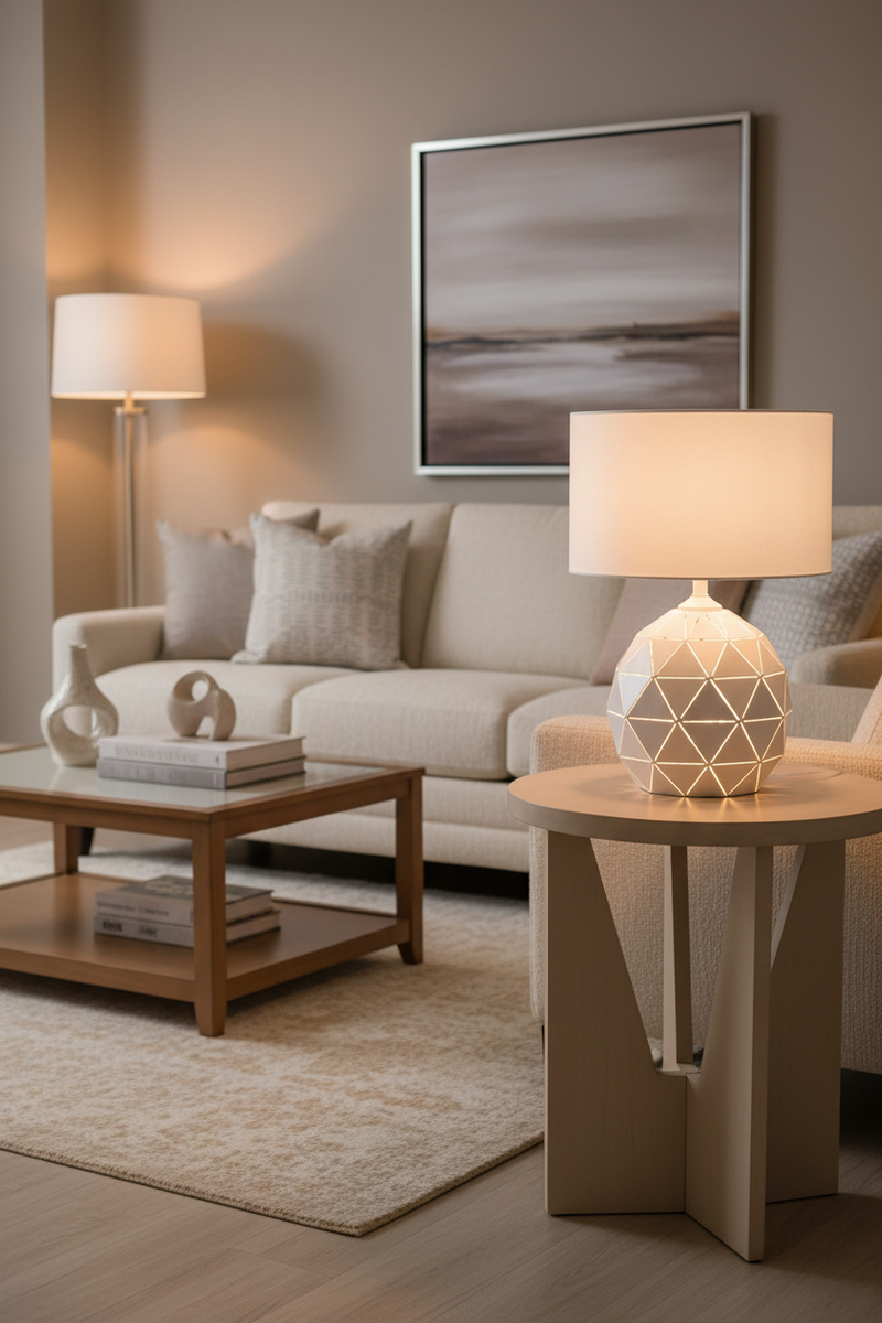 TABLE LAMP-TL100 WHITE
