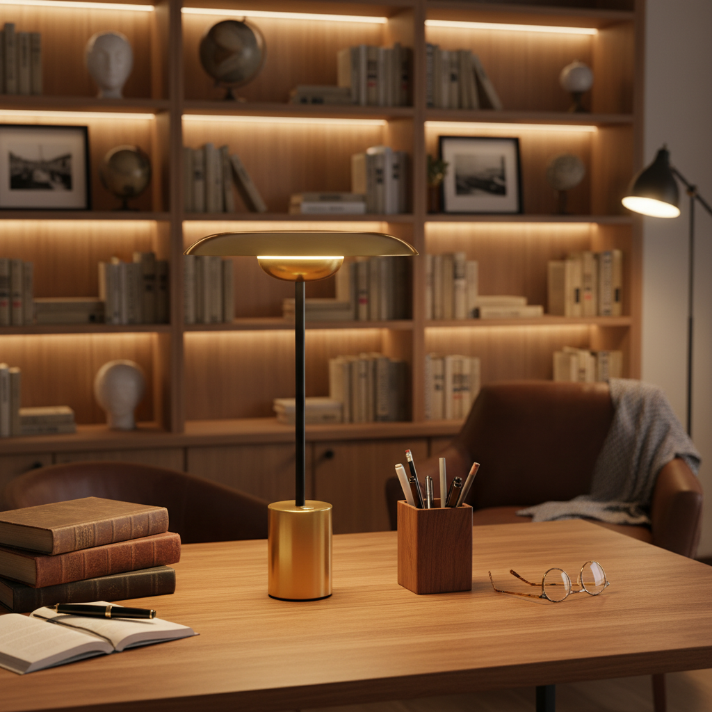 TABLE LAMP-TL103 GOLD