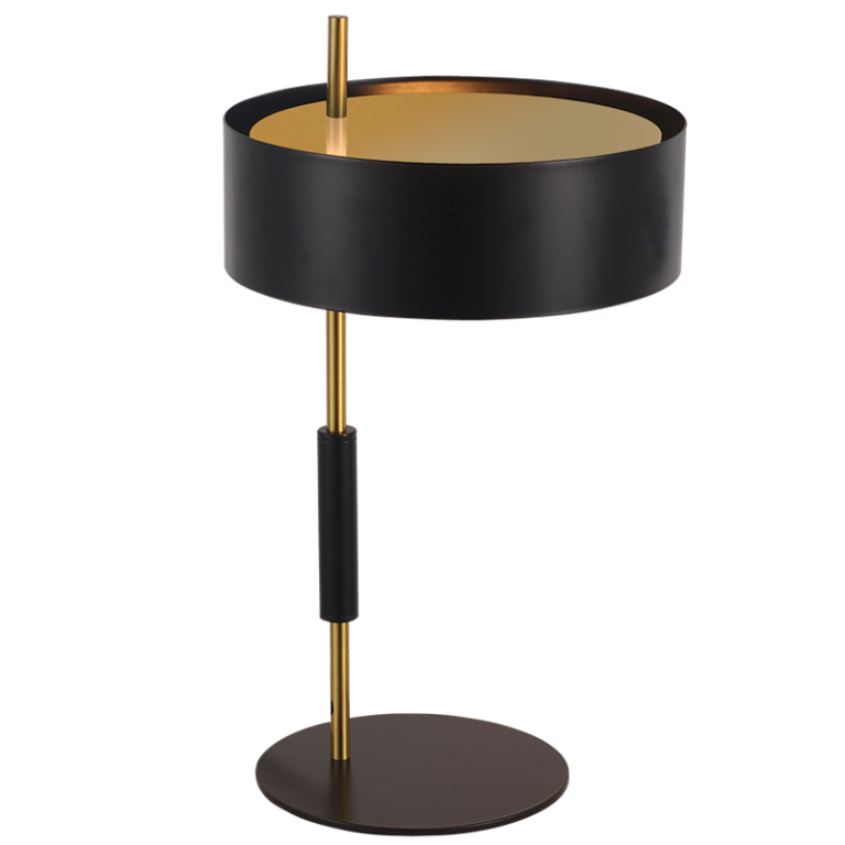 TABLE LAMP-TL104 BK/GD