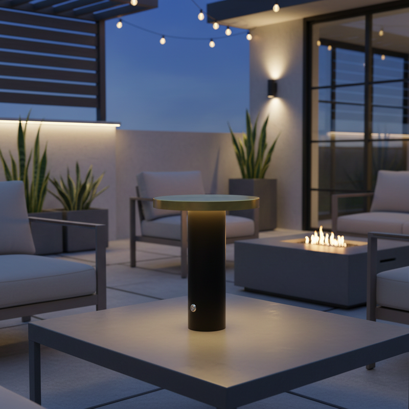 TABLE LAMP-TL105 BK/GD
