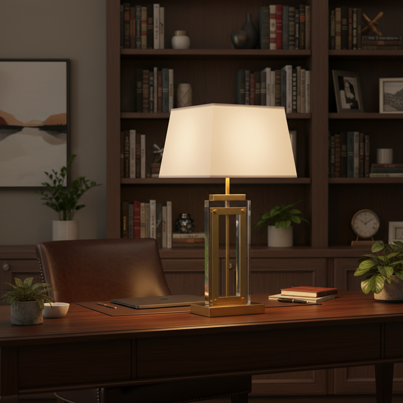 TABLE LAMP-TL691 BEIGE