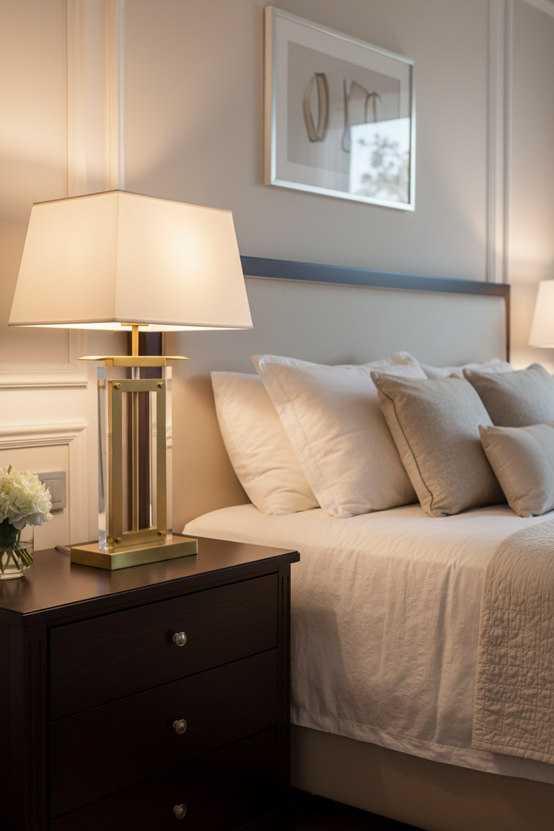 TABLE LAMP-TL691 BEIGE