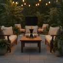 TABLE LAMP-TL698 BLACK/GOLD