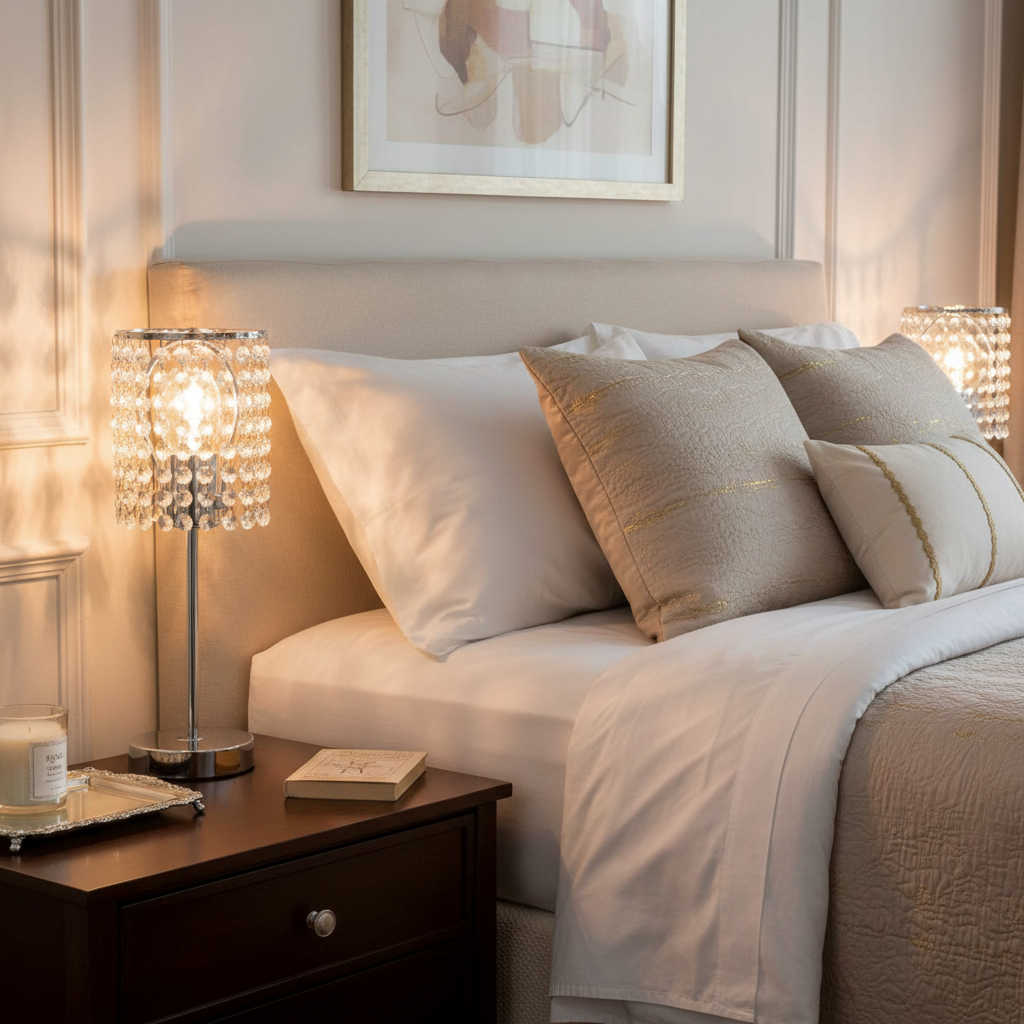 TABLE LAMP-TL812 CHROME