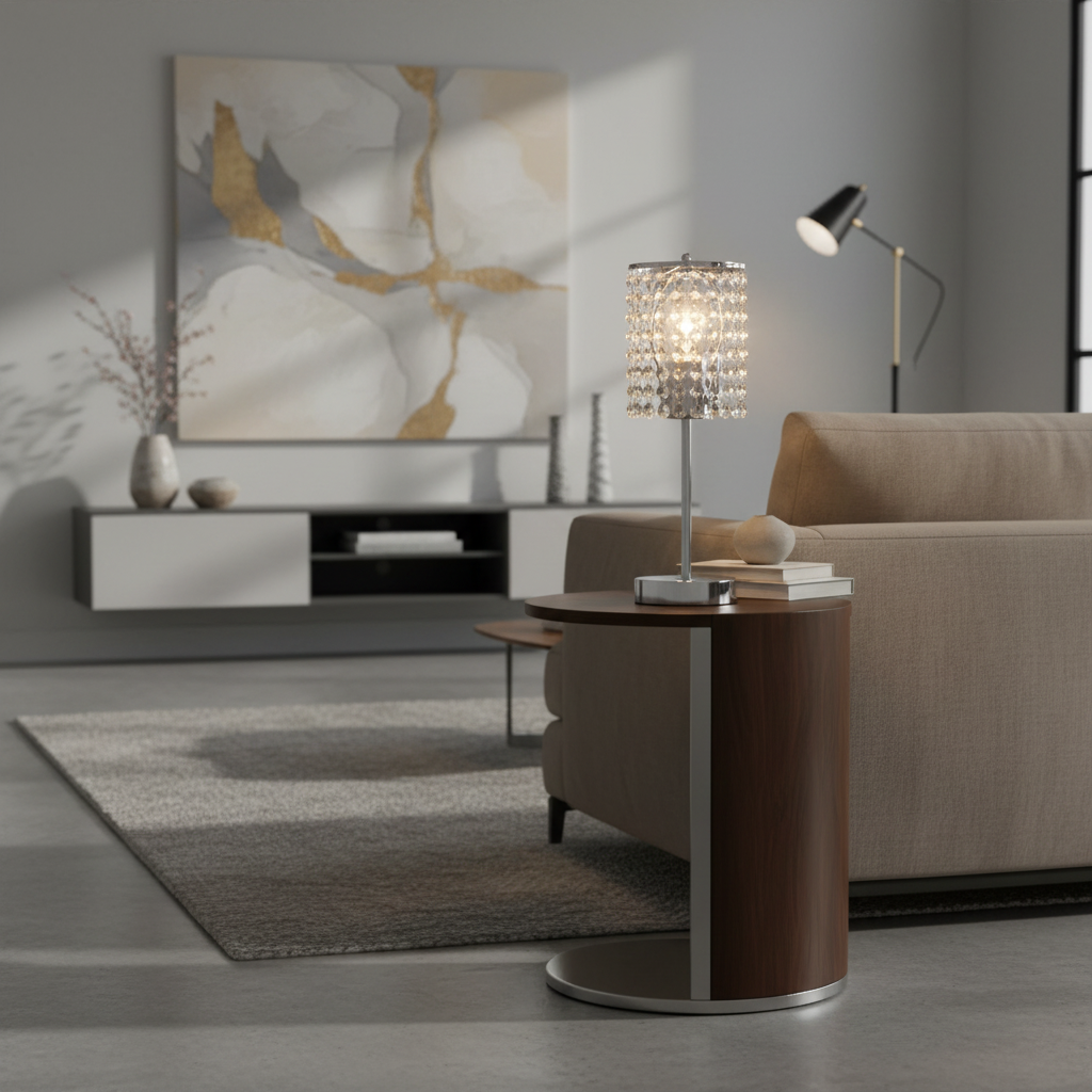 TABLE LAMP-TL812 CHROME