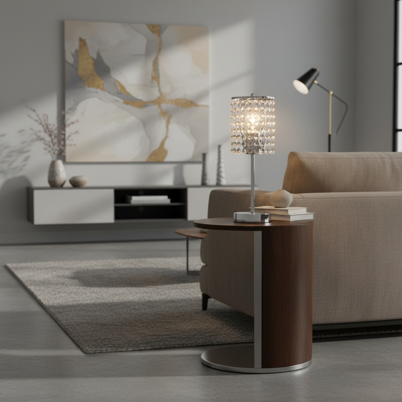 TABLE LAMP-TL812 CHROME