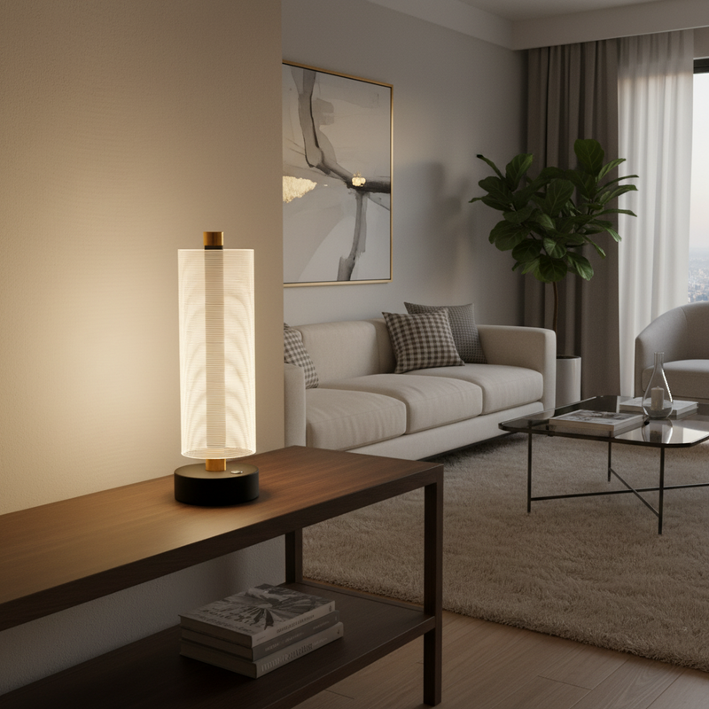 TABLE LAMP-TL844 BLACK