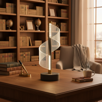 TABLE LAMP-LT845 GREY