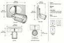 Brightstar-S058/1 SATIN Spotlight.