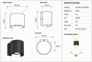 Warm White Wall Lamp 2404 (2 Years Warranty).
