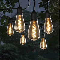 7.5M Outdoor String Lights Wire With 12 E27 Bulb Holders - Mr.Smart SA's Best Online Shopping Store