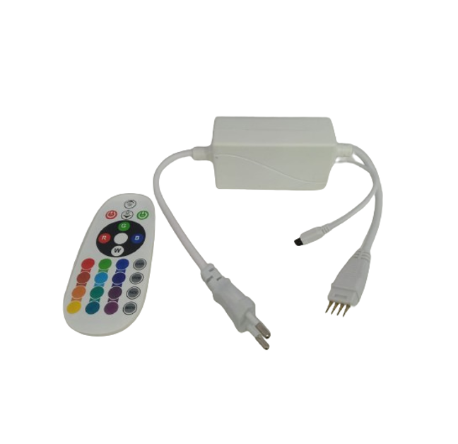 RGB/Multicolor LED strip Power Supply And Remote Controller.