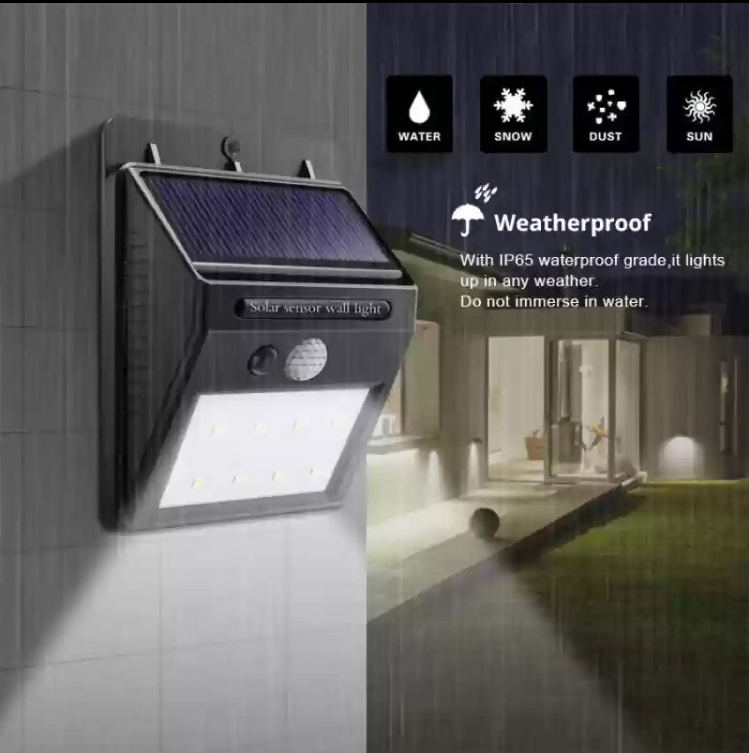 Solar Powered Motion Sensor Wall lamp/Light. Mr.Smart SA's Best Online Shopping Store.