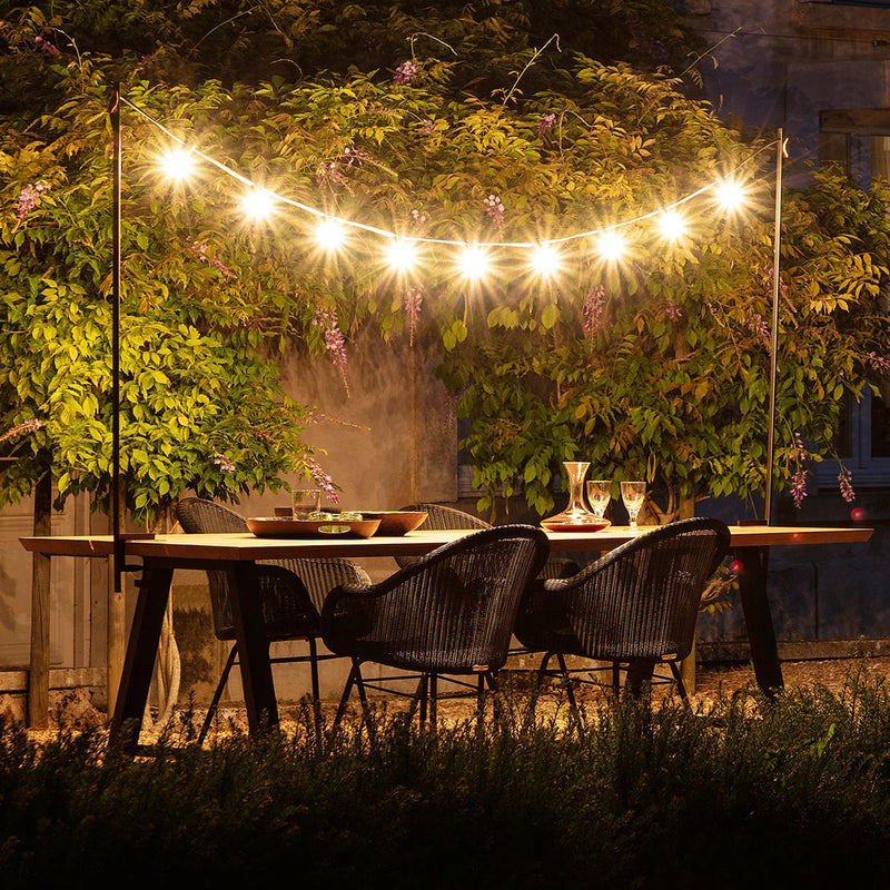 10m 20 Bulbs Plug-In LED Festoon String Light (2 Years Warranty).