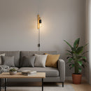 Eurolux Pockley Wall Light Black/Brown-W671