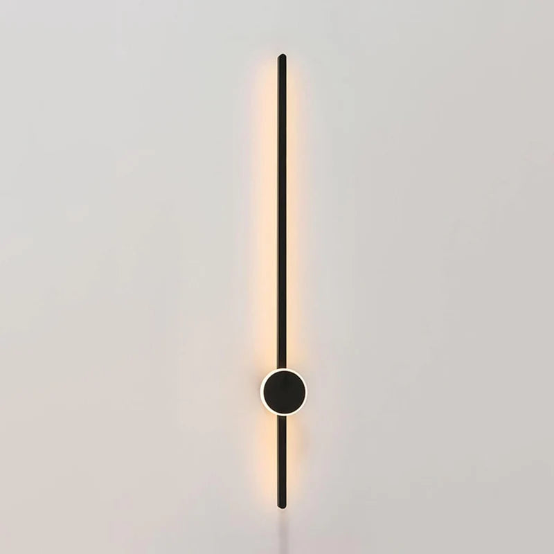 Eurolux Nevo Backlit Wall Light Black LED 15w-W674