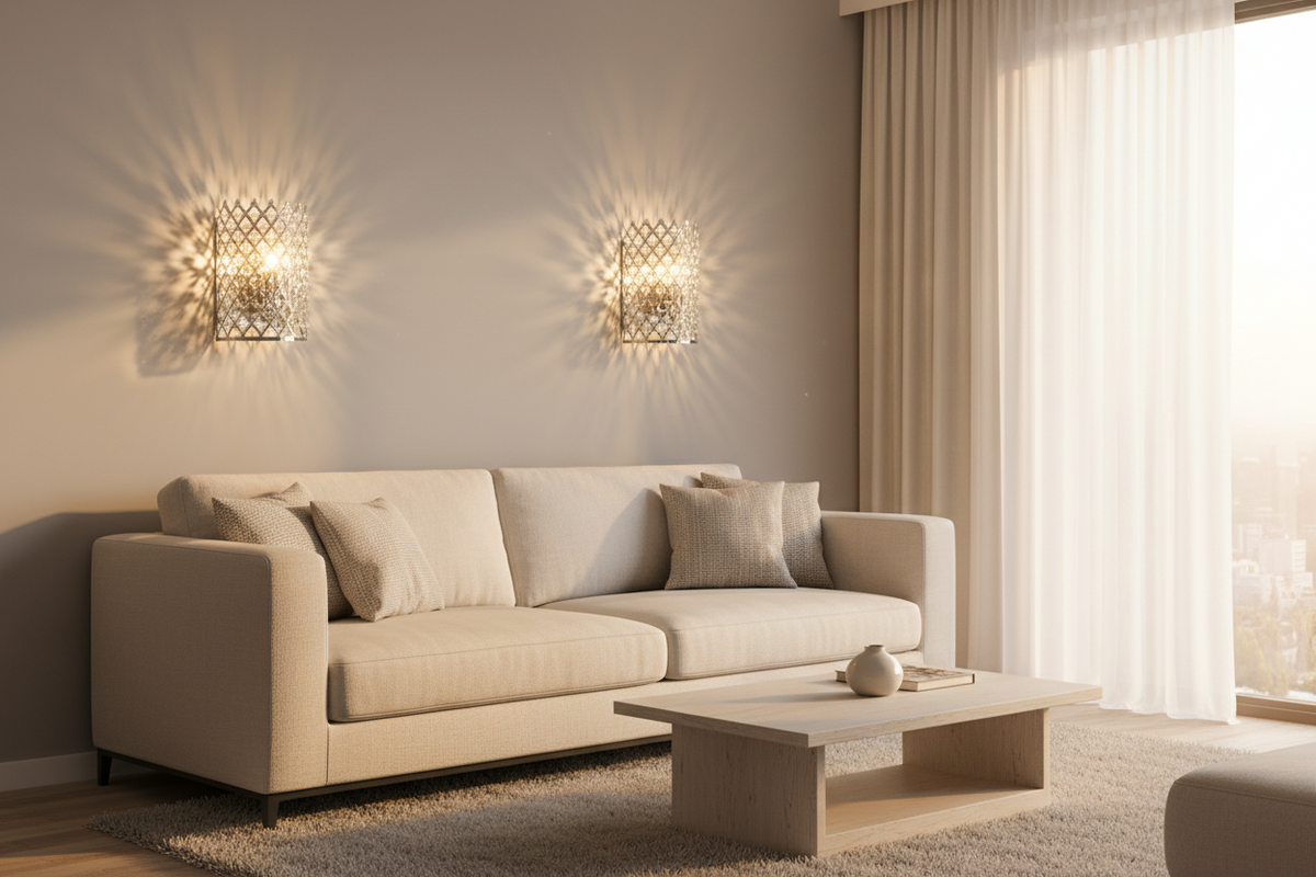 WALL LAMP-WB045/1 CHROME