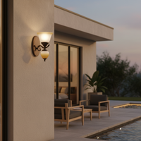 WALL LAMP-WB108/1 RUST