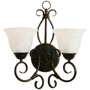 WALL LAMP-WB1470/2 OLD GOLD