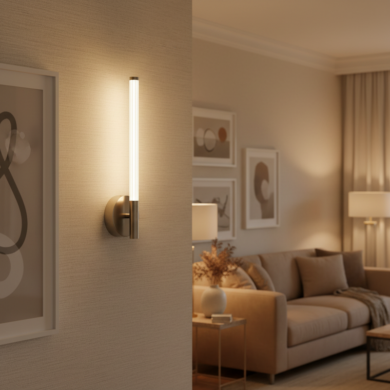 LED WALL LAMP-WB223/1 SATIN
