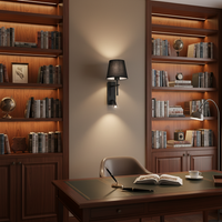 METAL WALL LAMP-WB278 BLACK