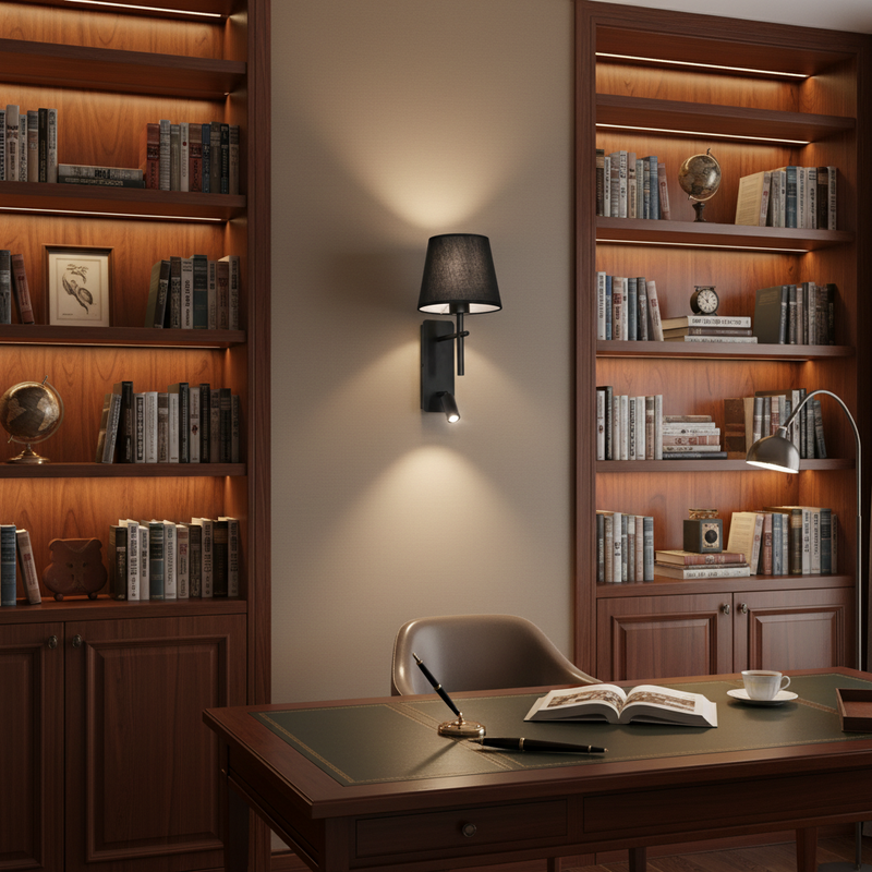 METAL WALL LAMP-WB278 BLACK