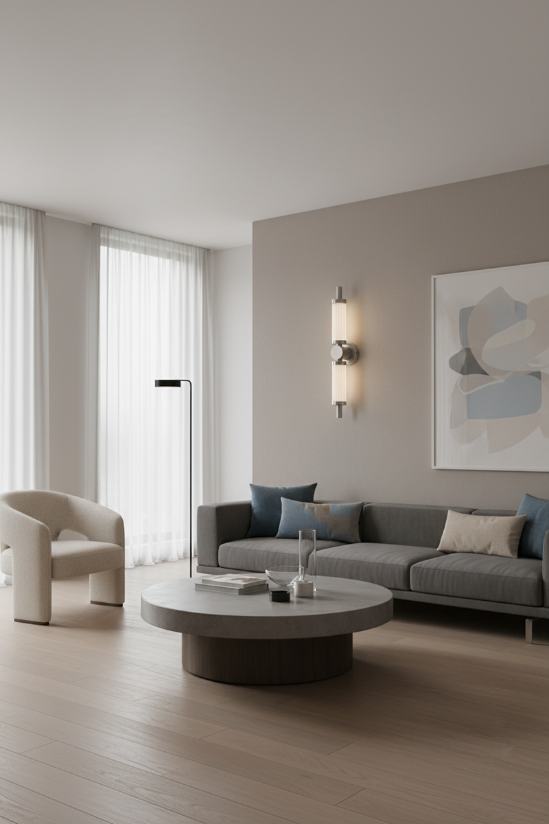 WALL LAMP-WB348 SATIN