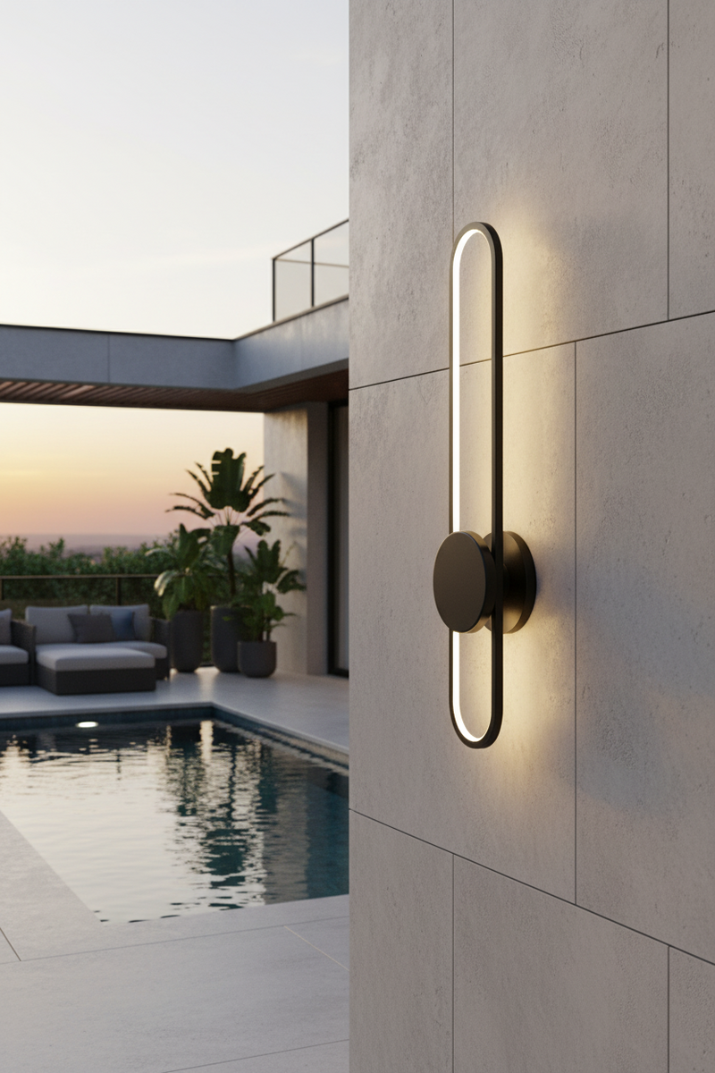 WALL LAMP-WB349 BLACK