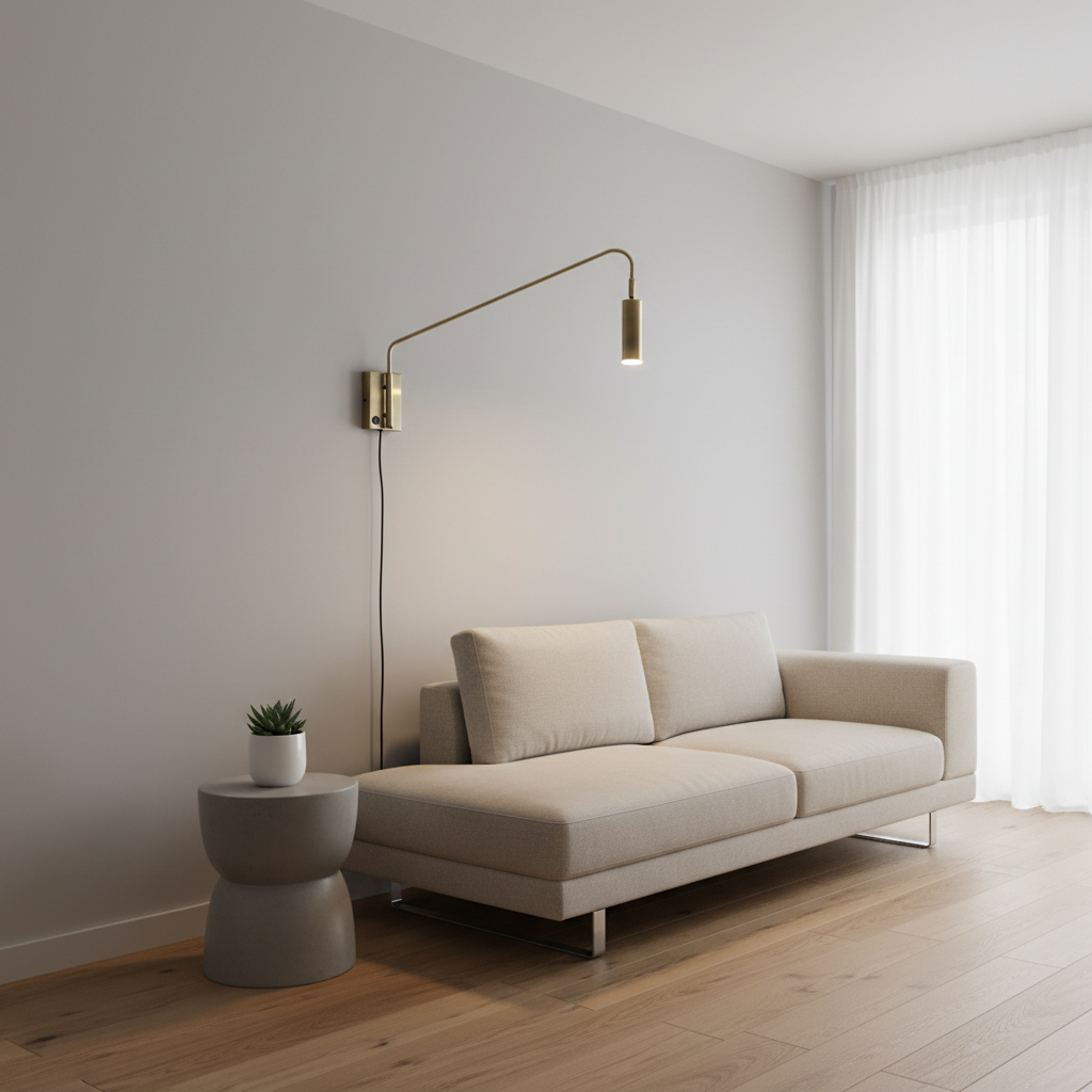 WALL LAMP-WB372 SATIN BRASS