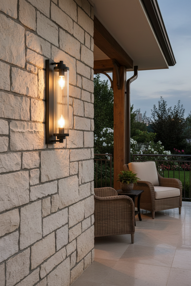 WALL LAMP-WB387/2 BLACK