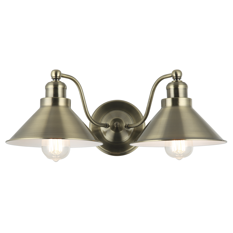 WALL LAMP-WB397/2 ANTIQUE