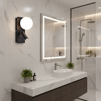 WALL LAMP-WB400/2 BLACK