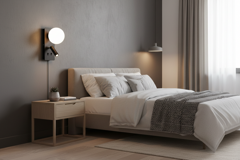 WALL LAMP-WB400/2 BLACK