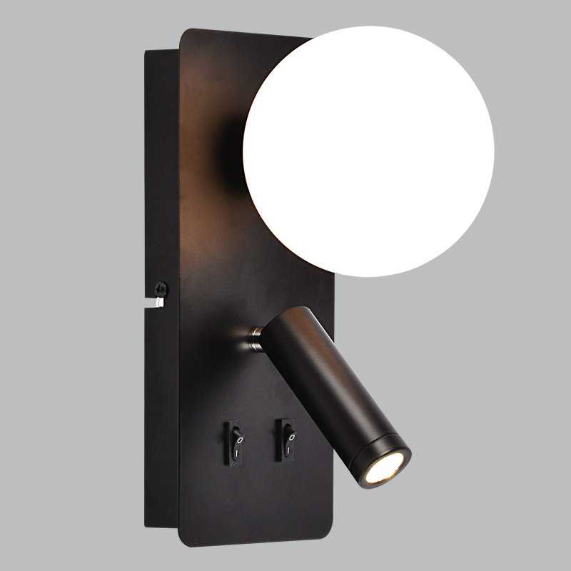 WALL LAMP-WB400/2 BLACK