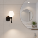 METAL WALL LAMP-WB403/2 BLACK