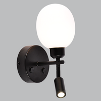METAL WALL LAMP-WB403/2 BLACK