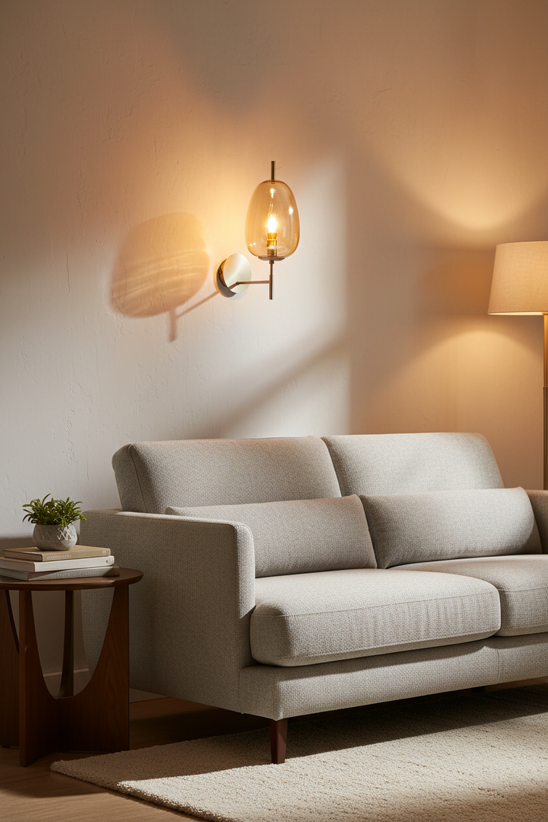 WALL LAMP-WB409/1 AMBER