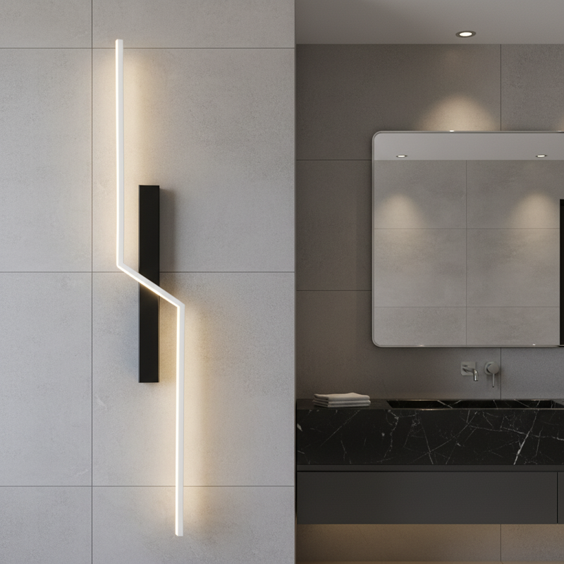 WALL LIGHT-WB410 BLACK/WHITE