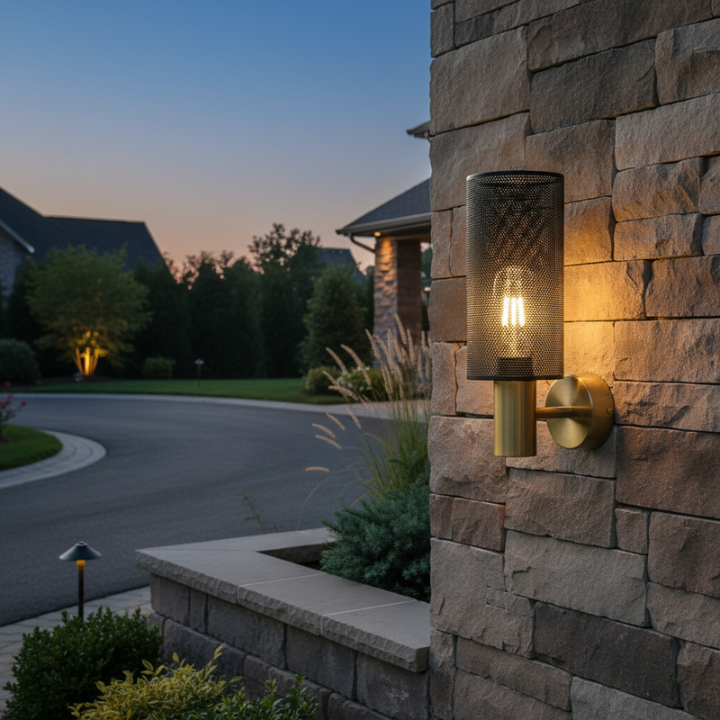 WALL LIGHT-WB415/1 BK/GD