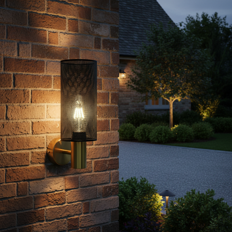 WALL LIGHT-WB415/1 BK/GD