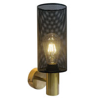 WALL LIGHT-WB415/1 BK/GD