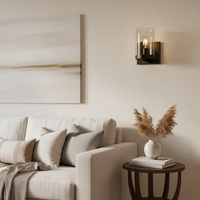 WALL LAMP-WB804/1 BLACK GOLD